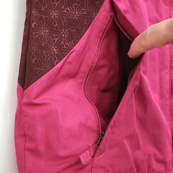 COLUMBIA Women's Omni-Shield Hooded Winter Zip Up Pink Brown Jacket Size Medium - Picture 8 of 16